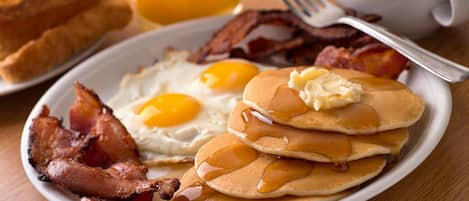 Daily full breakfast for a fee