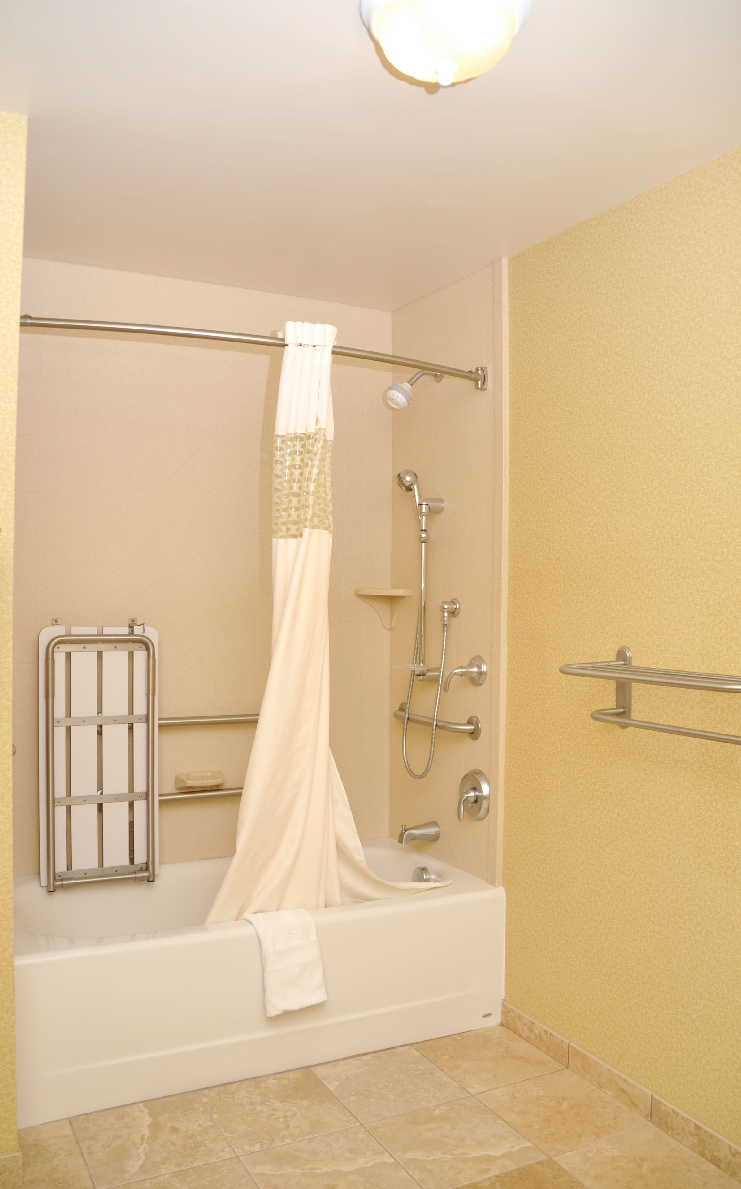 free toiletries, hair dryer, towels