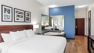 Suite, 1 King Bed, Non Smoking | Desk, iron/ironing board, cribs/infant beds, free WiFi