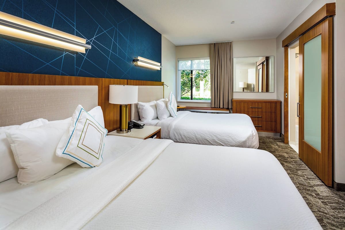 Estudio, varias camas | Ropa de cama de alta calidad, edredón y camas con pillow-top