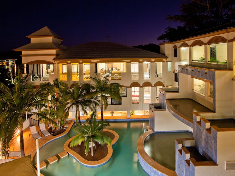 Front of property - evening/night