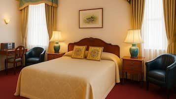 Egyptian cotton sheets, premium bedding, memory foam beds, minibar