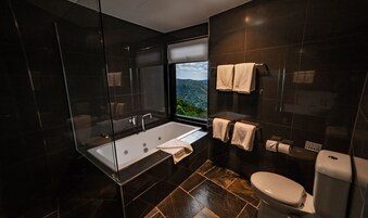 Secador de pelo, toallas