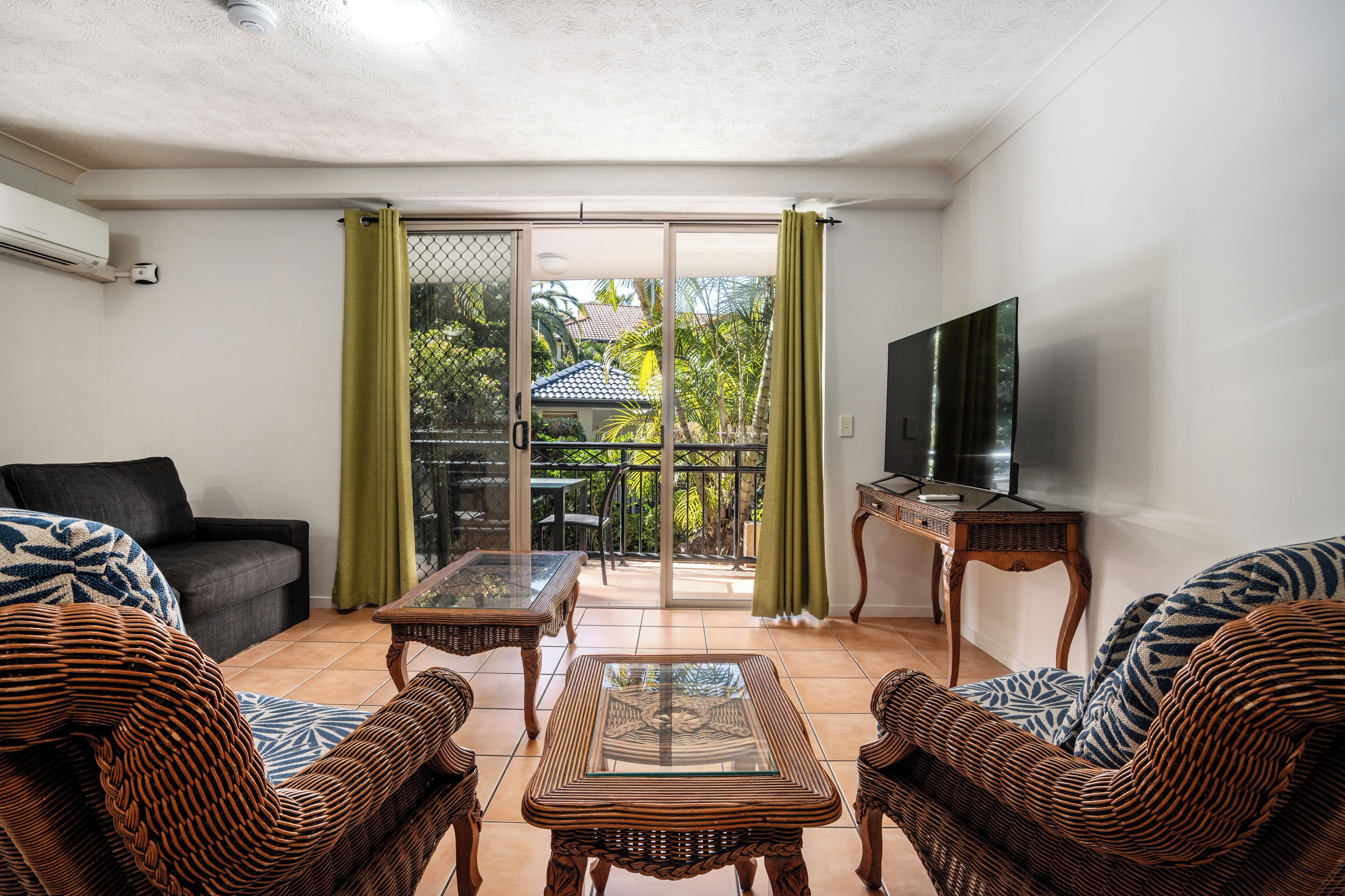 2 bedroom apartment | living area | flat-screen tv