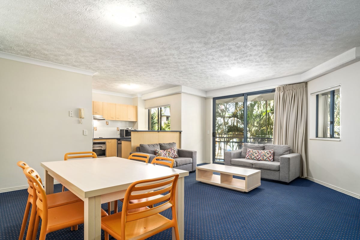 2 bedroom superior apartment | living area | flat-screen tv