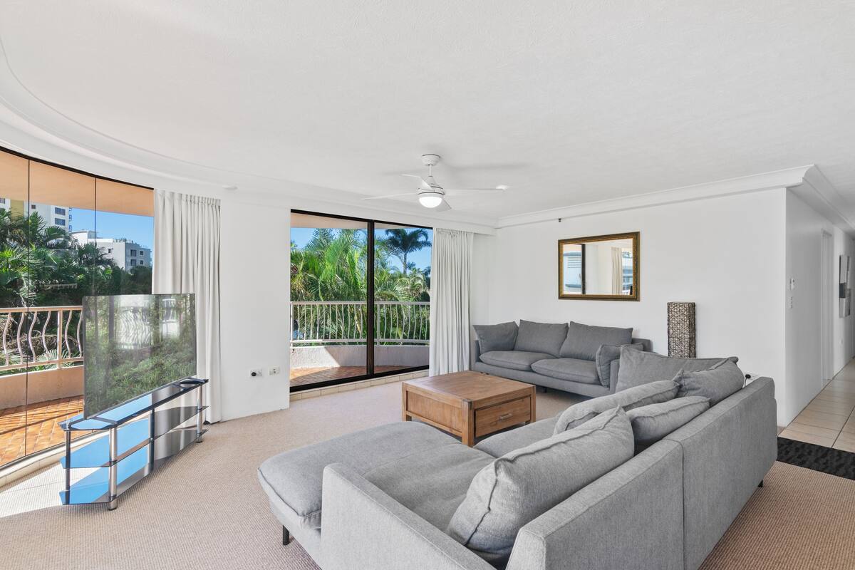 2 Bedroom Economy | Living room | 50-inch flat-screen TV with cable channels, plasma TV