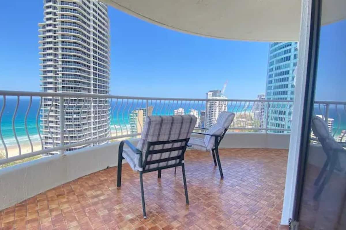 Appartamento, 2 camere da letto, vista oceano | Vista balcone
