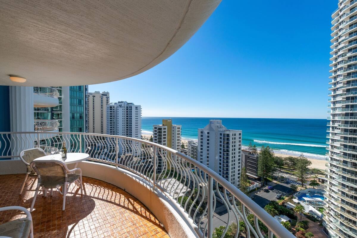 Appartamento, 2 camere da letto, vista oceano | Vista balcone