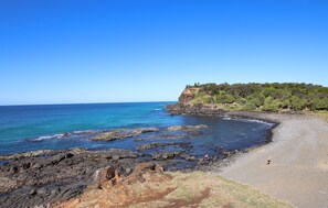 Beach nearby, white sand