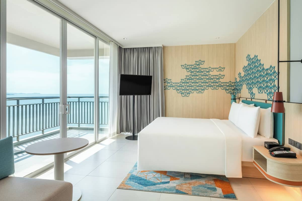 In-room safe, desk, laptop workspace, blackout curtains