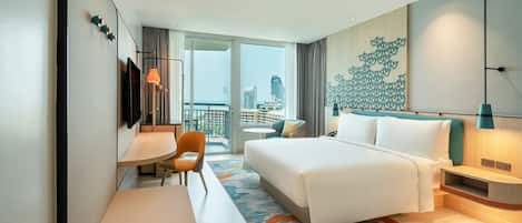 標準客房, 1 張特大雙人床, 海景 (Bay Tower) | 房內夾萬、書桌、手提電腦工作空間、遮光窗簾/窗簾
