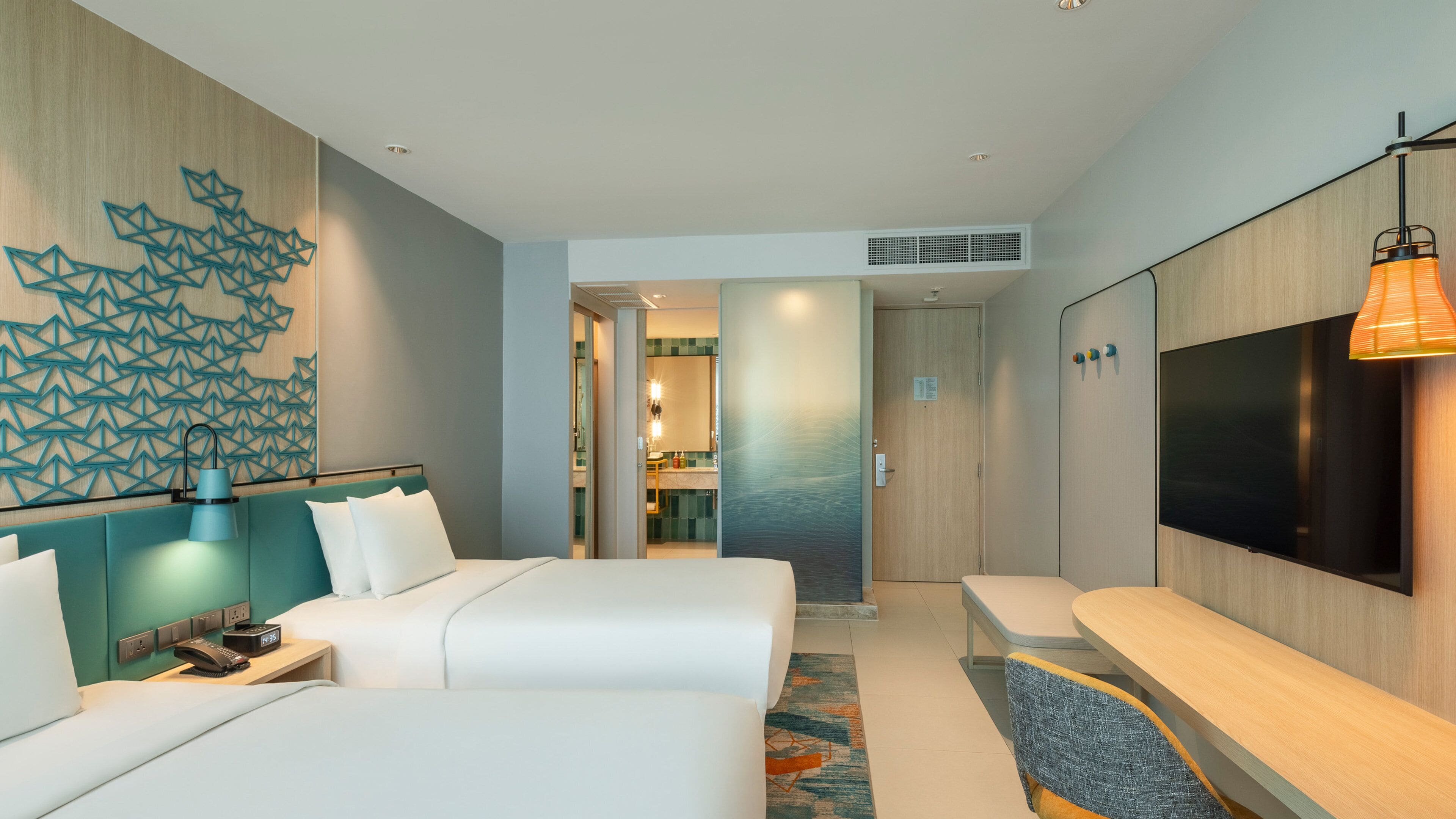 In-room safe, desk, laptop workspace, blackout curtains