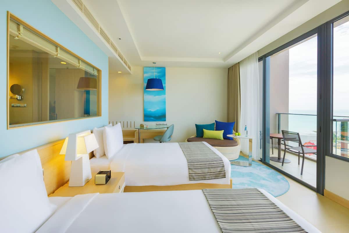 In-room safe, desk, laptop workspace, blackout curtains