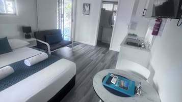 Studio, 1 soverom, hageutsikt | Barnesenger og sengetøy