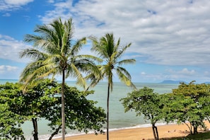 Vista a la playa o el mar