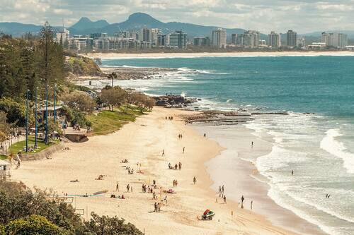 Beach nearby, white sand