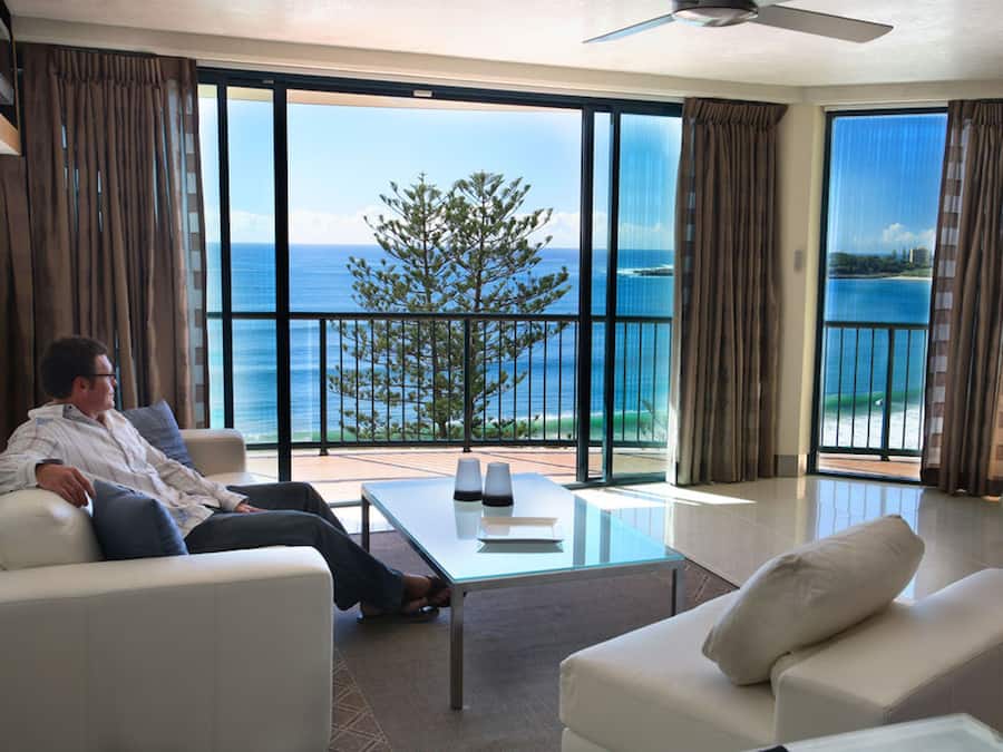One Bedroom Penthouse | Living area | TV, DVD player