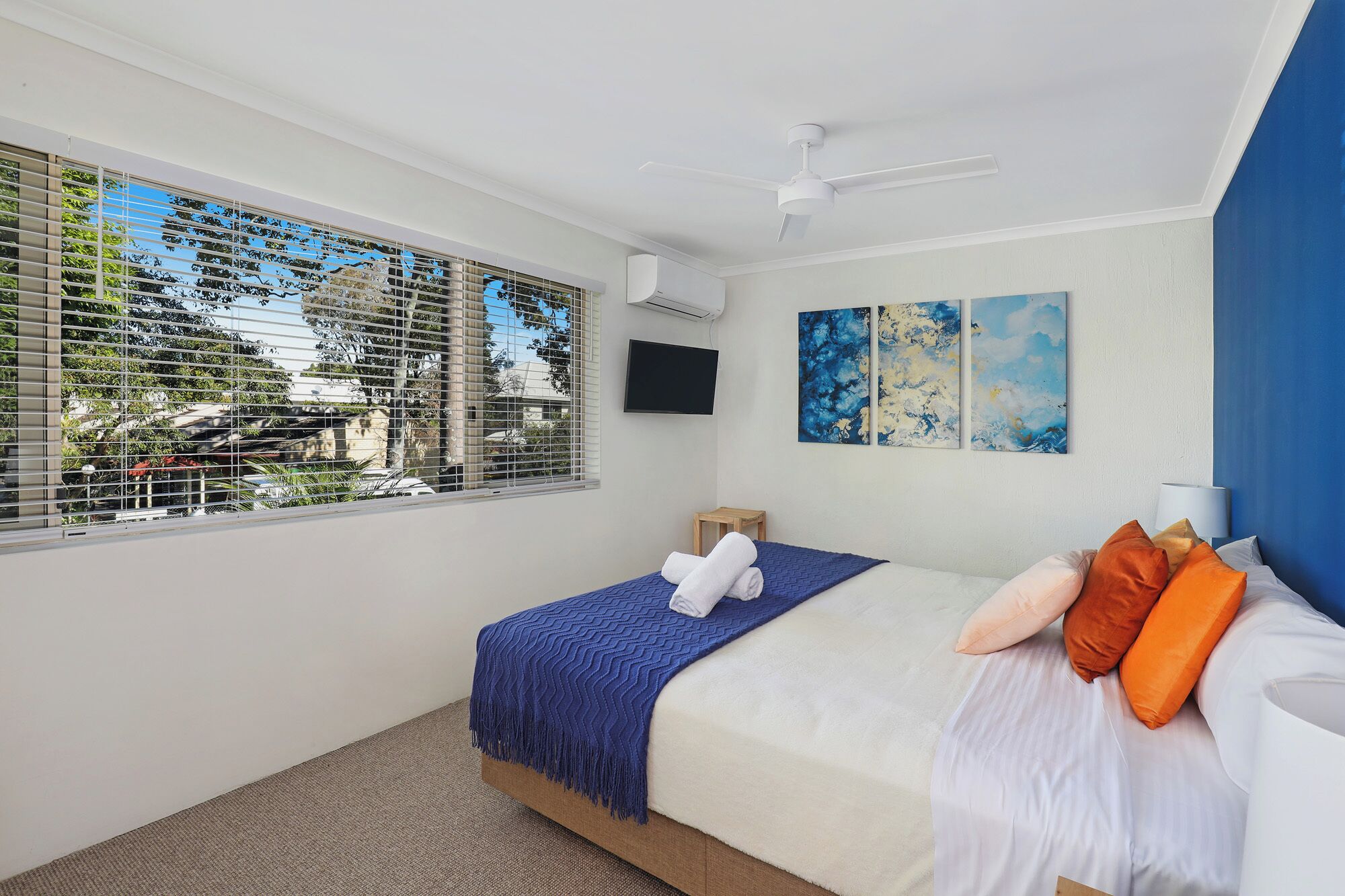 Individually decorated, individually furnished, blackout drapes