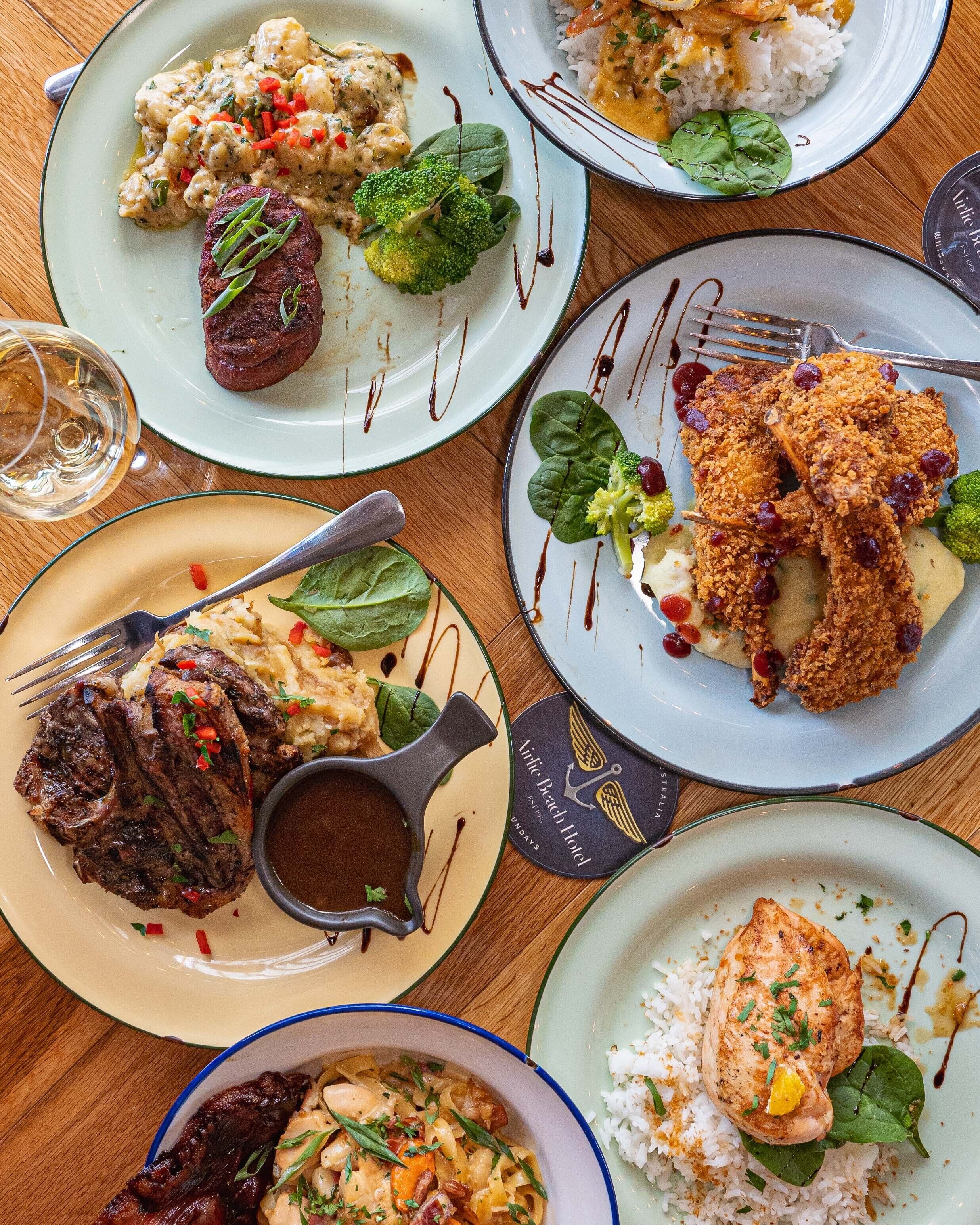 Lunch and dinner served, local cuisine