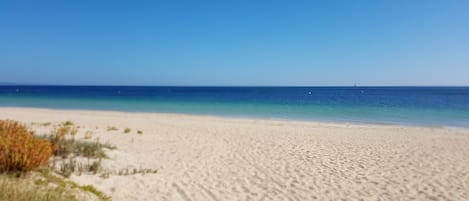 On the beach