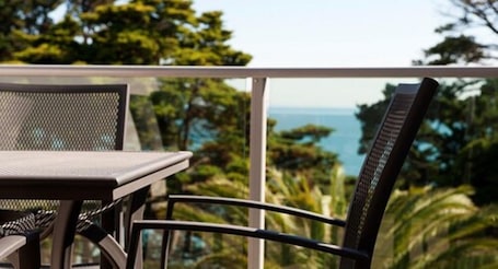 Beachfront Studio Apartment | View from room. The Waves Apartments