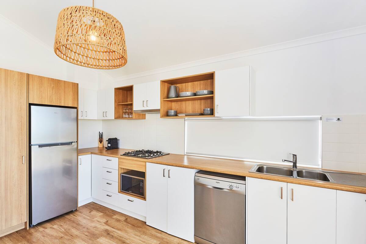 3 bedroom beachfront villa | private kitchen | fridge, microwave