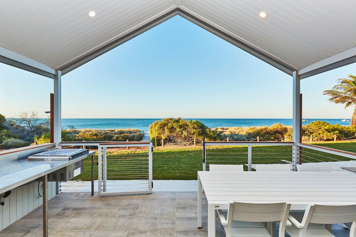 Villa, 2 slaapkamers, uitzicht op strand | Terras
