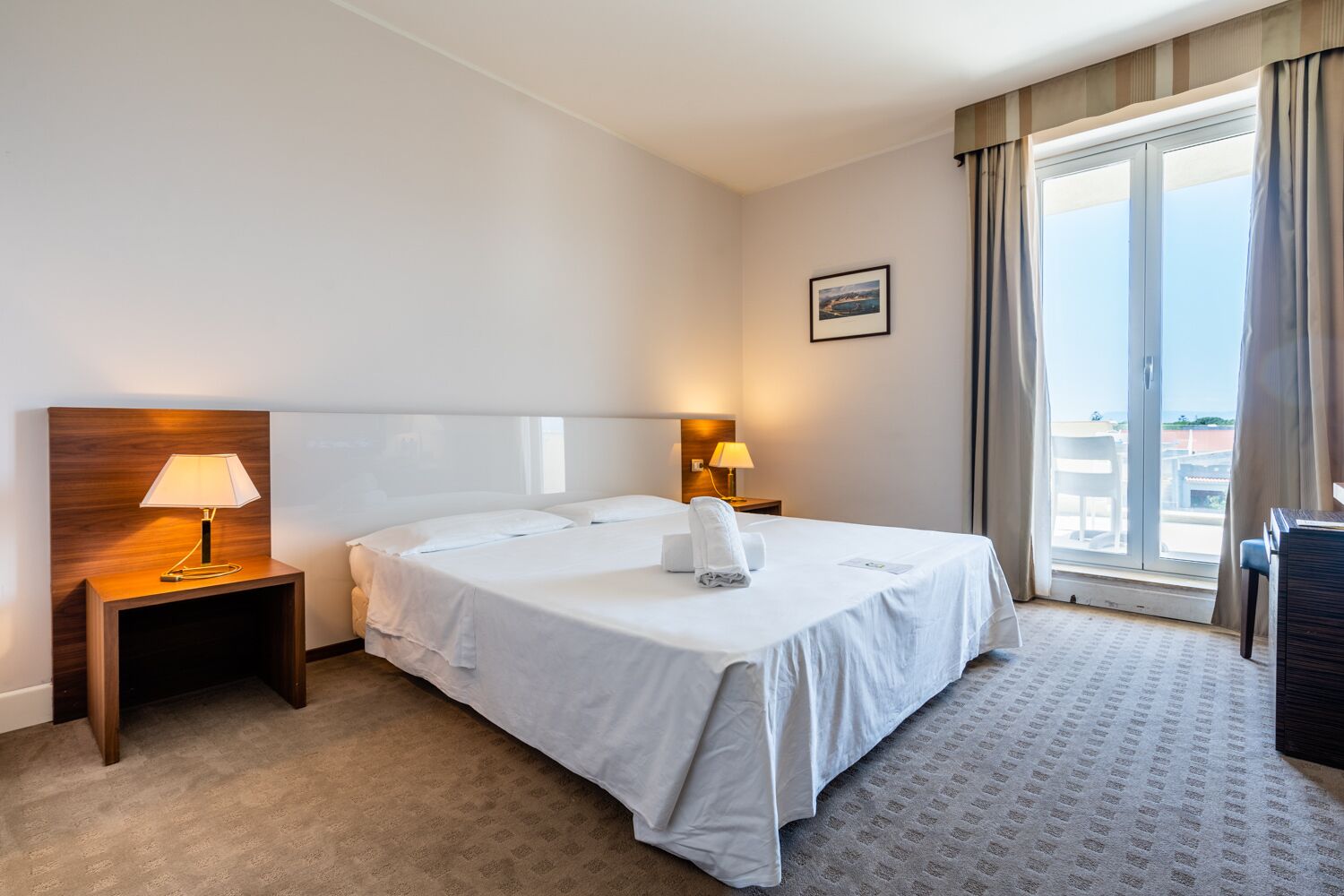 Down comforters, minibar, in-room safe, desk