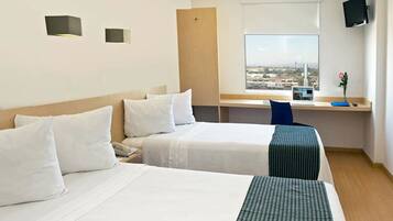 Superior Room, 2 Double Beds | Down duvets, in-room safe, desk, iron/ironing board