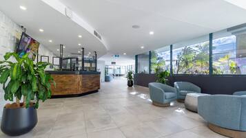 Check-in/check-out kiosk