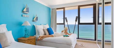 Individually decorated, individually furnished, iron/ironing board