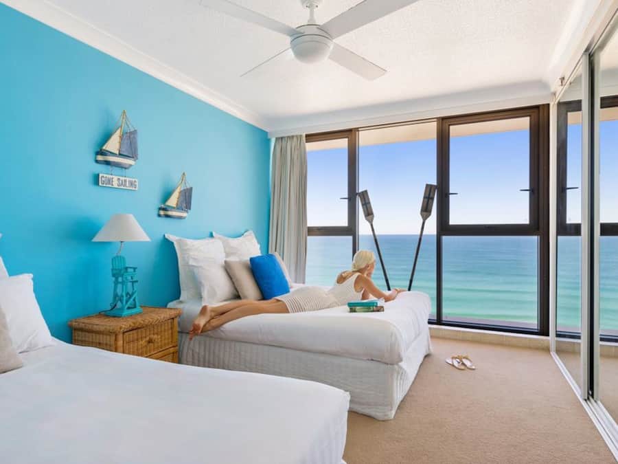 Individually decorated, individually furnished, iron/ironing board