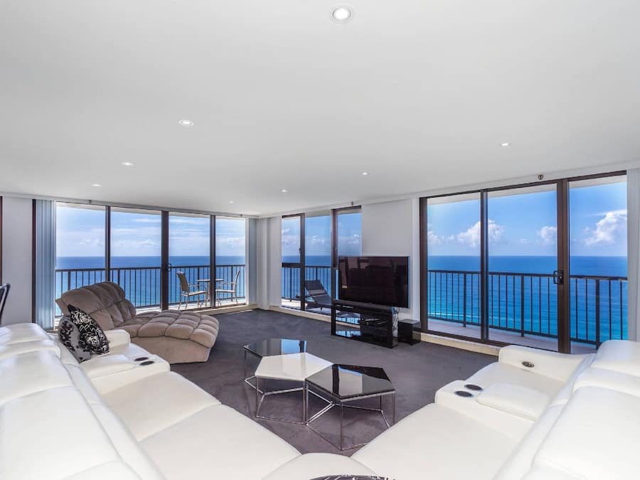 3 Bedroom Skyhome | Living room | 32-inch flat-screen TV with cable channels, TV