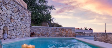 傳統別墅, 2 間臥室, 私人泳池, 海景 (Exterior Hot Tub) | 外觀