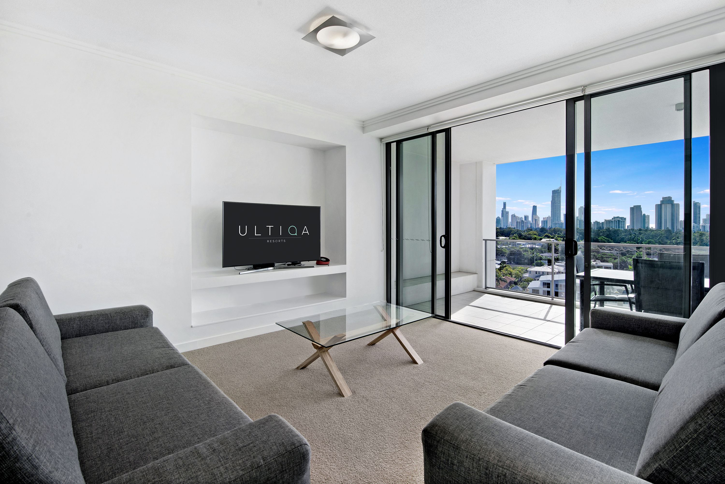 Three Bedroom Apartment | Living room | Flat-screen TV, DVD player