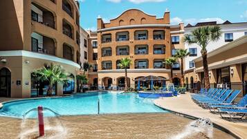 Indoor pool, outdoor pool