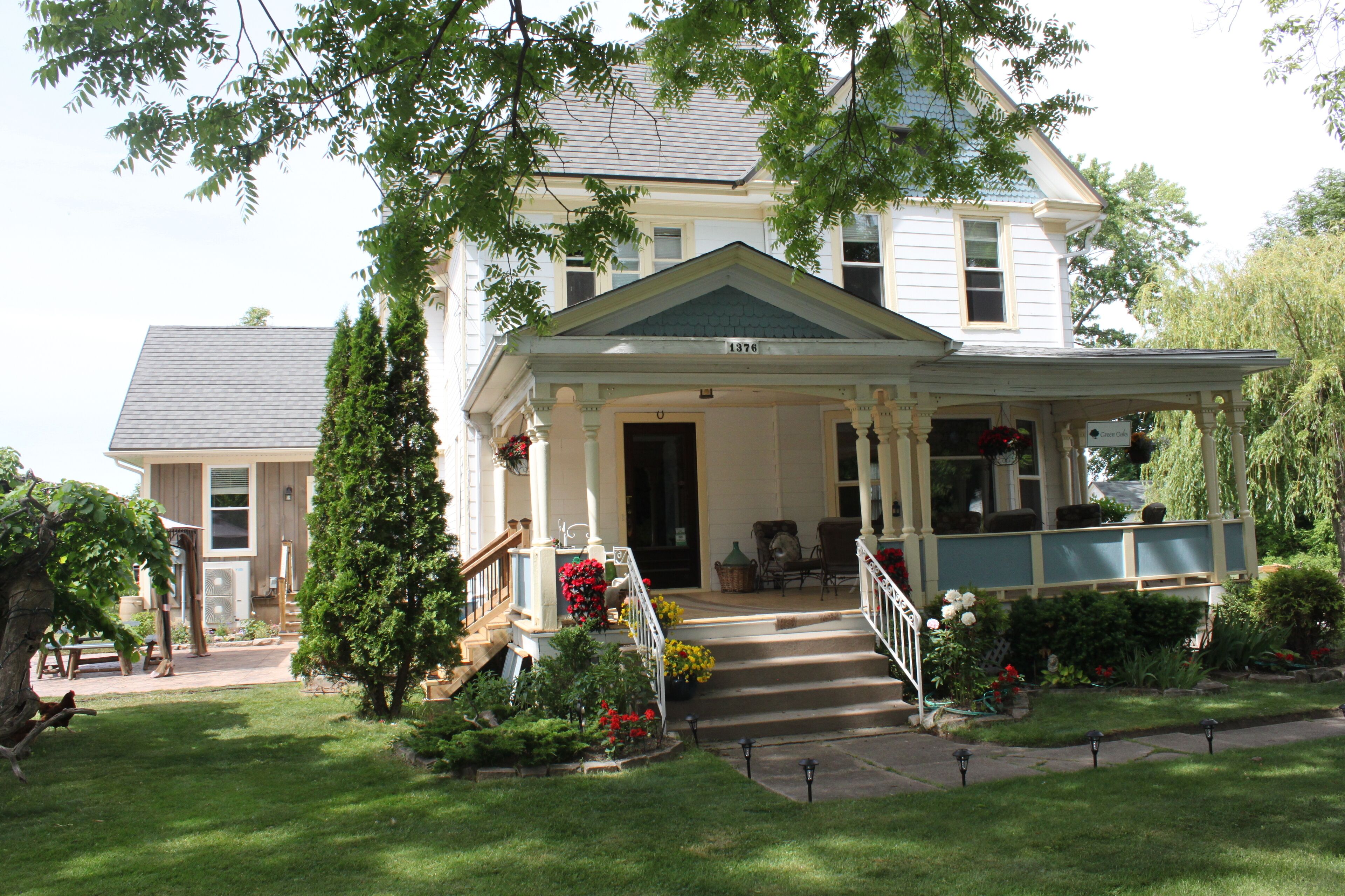 Façade de l’hébergement