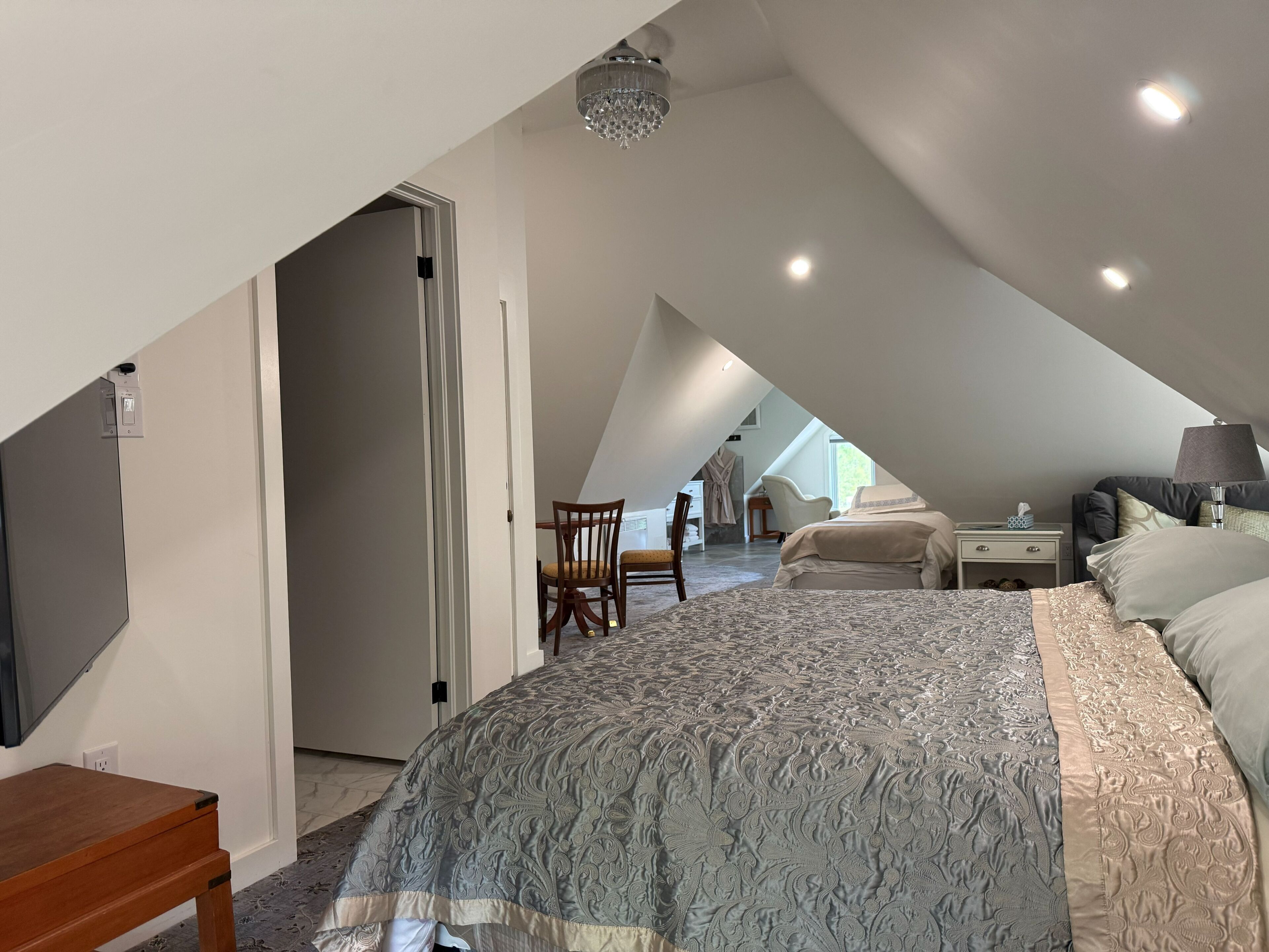 Premium bedding, individually decorated, individually furnished
