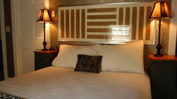 Premium bedding, individually decorated, individually furnished