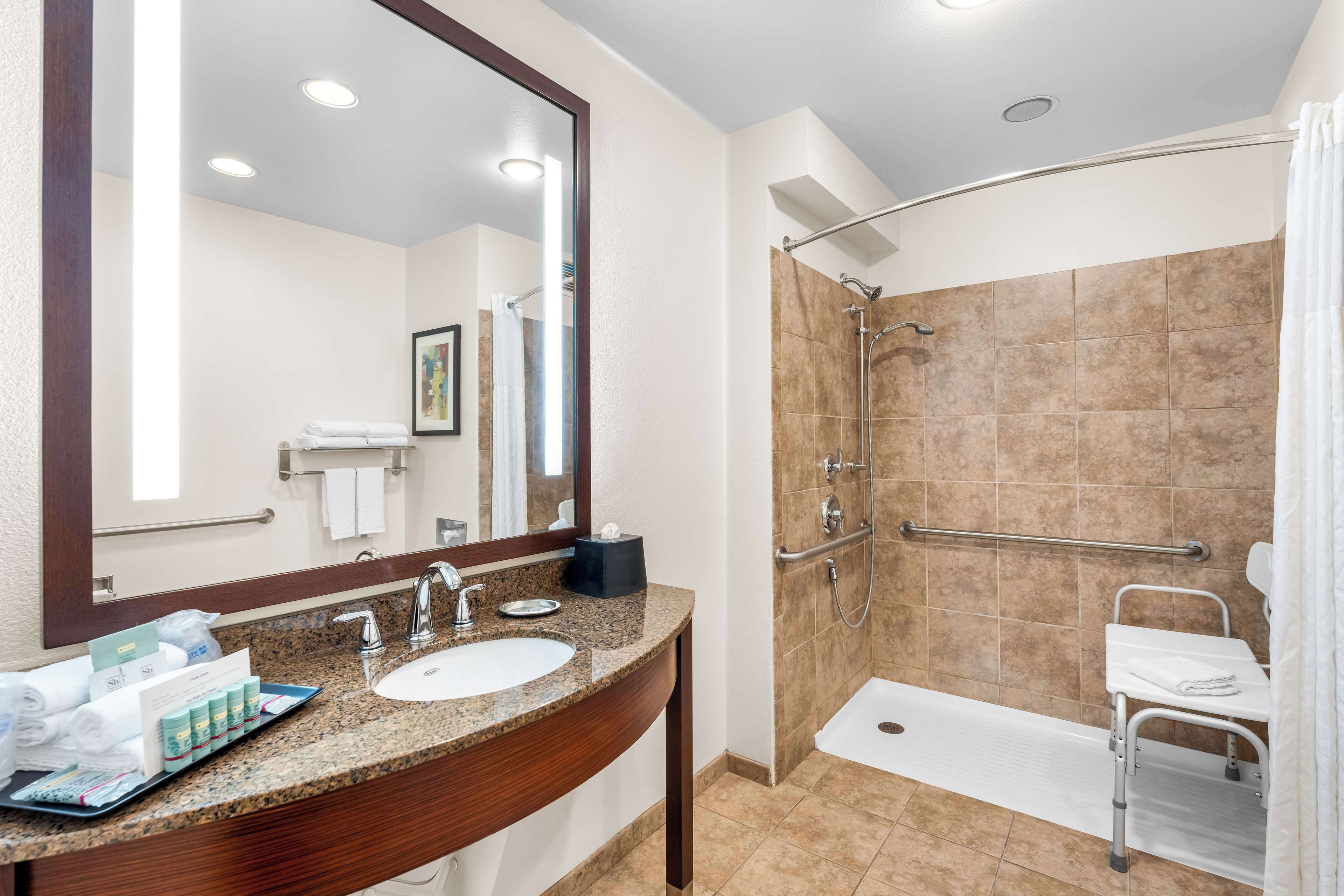 free toiletries, hair dryer, towels, soap