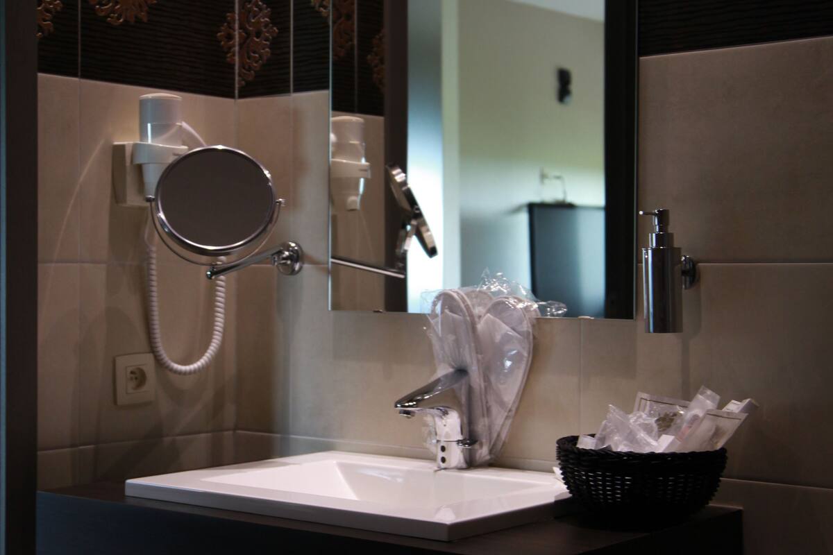executive double room | bathroom sink