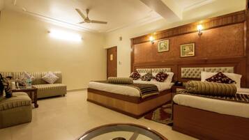 Family Room | Premium bedding, Select Comfort beds, individually decorated