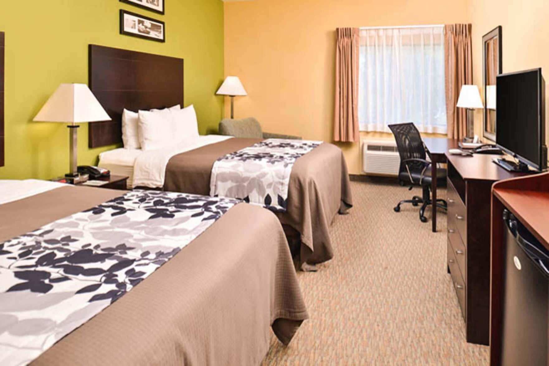 Premium bedding, desk, soundproofing, iron/ironing board