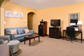 Premium bedding, desk, soundproofing, iron/ironing board
