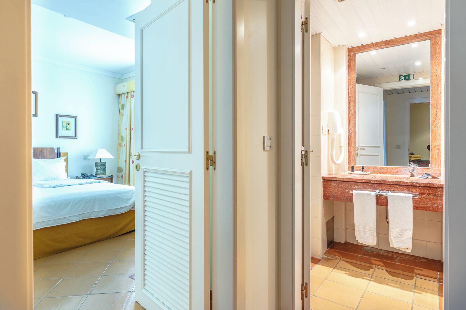 family room | bathroom | free toiletries, hair dryer, bidet, towels