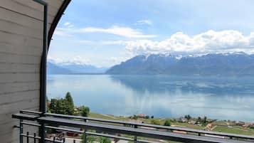 Junior-Suite, Balkon, Seeblick | Ausblick vom Zimmer