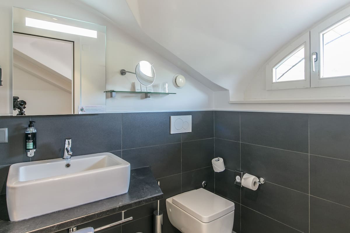 single room | bathroom | combined shower/bathtub, hair dryer, towels