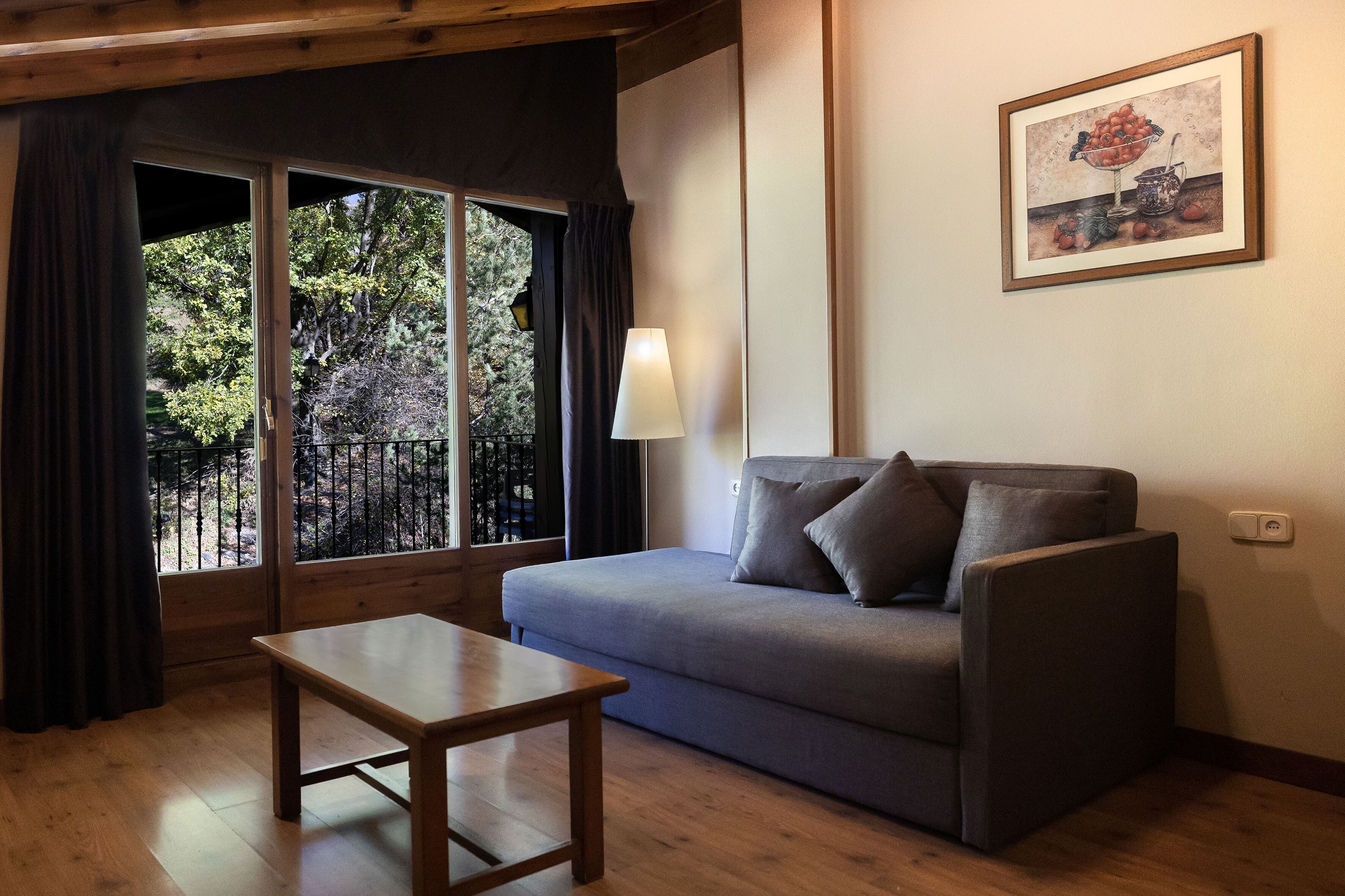 apartment, 1 bedroom (spa access included) | living area | 32-inch tv with digital channels