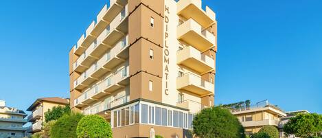 Overnatningsstedets facade