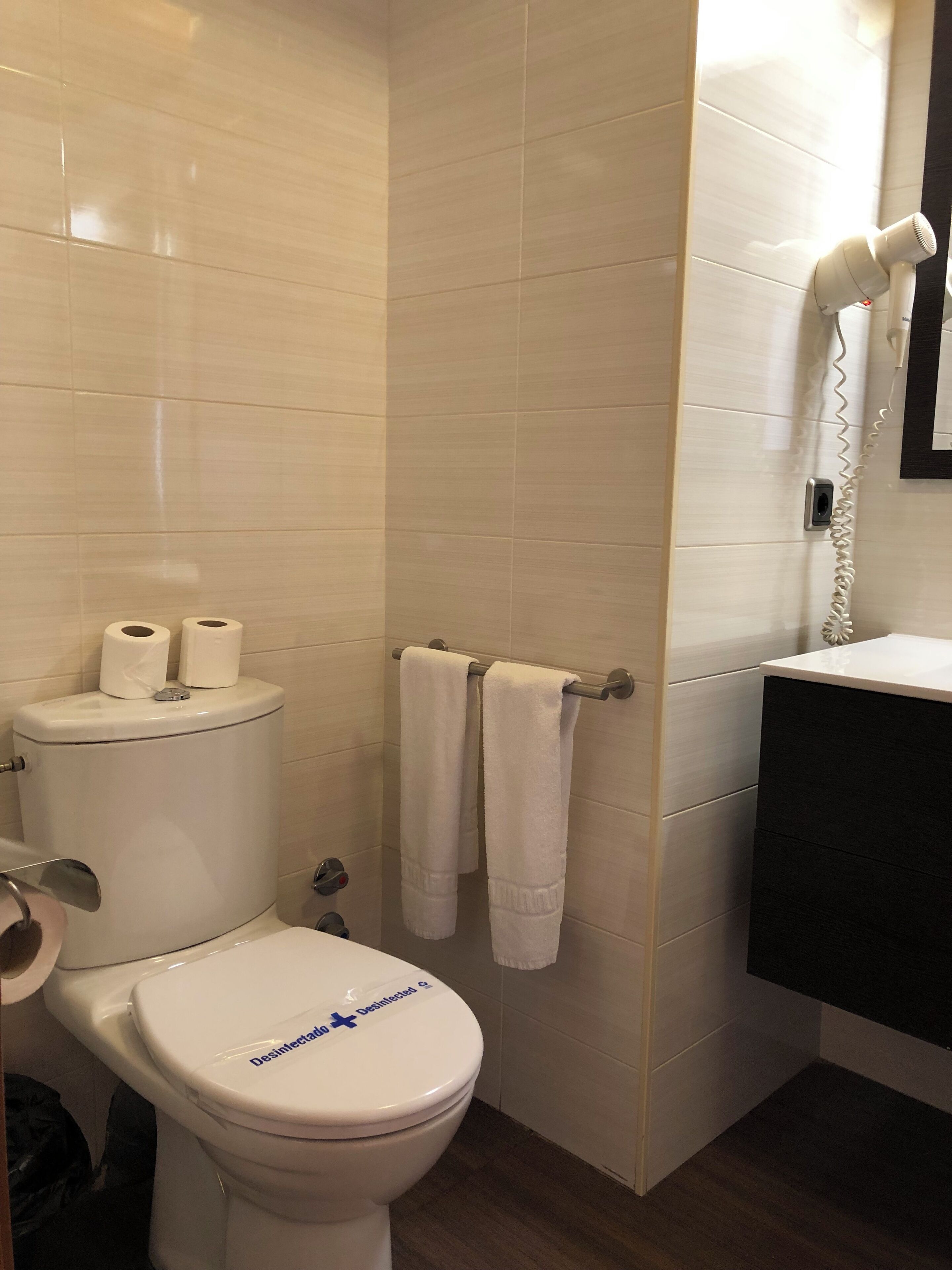 triple room | bathroom | shower, free toiletries, hair dryer, towels